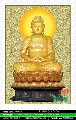 Hình Phật A Di Đà Đẹp Nhất - PAD161