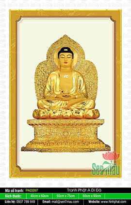 Hình Phật A Di Đà Đẹp Nhất PAD287