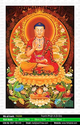 Hình Phật A Di Đà Đẹp Nhất - PAD98