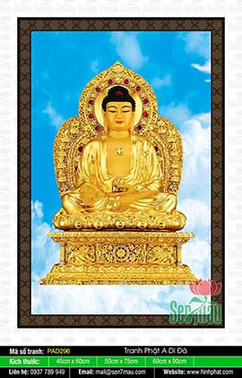 Phật A-di-đà - Hình Phật  PAD296