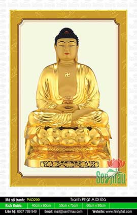 Tôn Ảnh Đức Phật A Di Đà PAD299