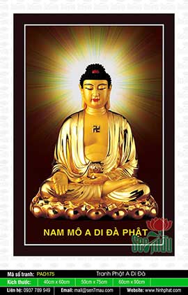 Tôn Ảnh Phật A Di Đà - PAD175