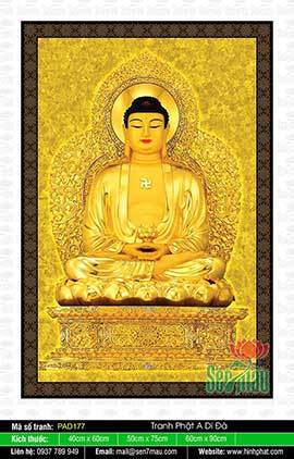 Tranh A Di Đà Phật - PAD177