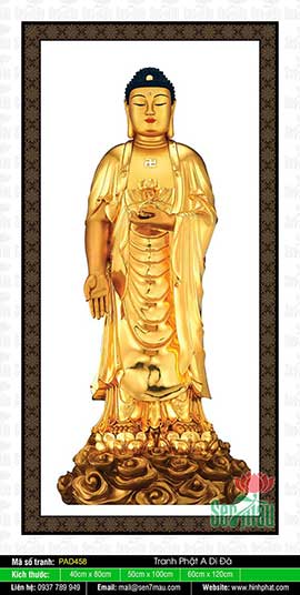 Tranh A Di Đà Phật PAD458
