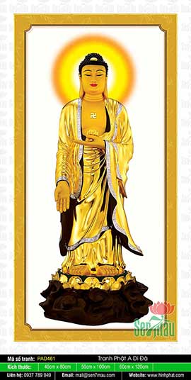 Tranh Ảnh Đức Phật A Di Đà PAD461