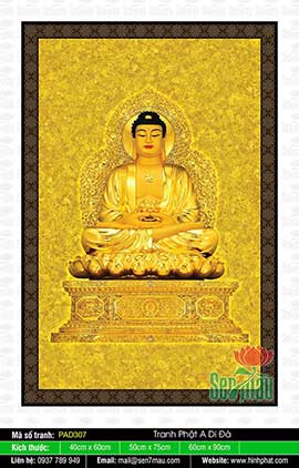 Tranh Phật A Di Đà PAD307