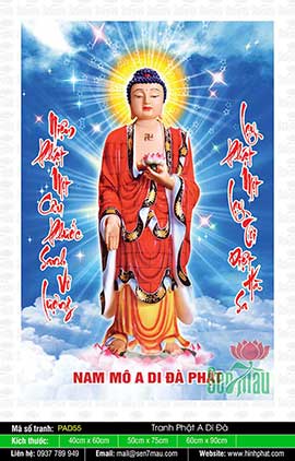 Tranh Phật A Di Đà - PAD55