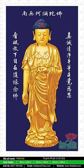 Tranh Về Đức Phật A Di Đà - PAD123