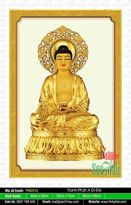 Tranh Về Đức Phật A Di Đà PAD312