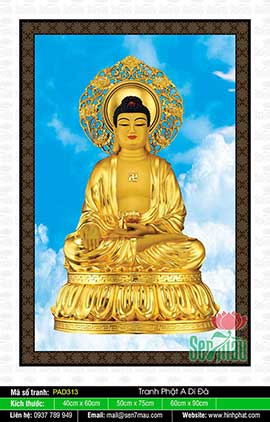 Tranh Về Đức Phật A-di-đà PAD313