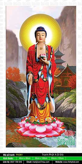 Tranh Về Đức Phật A-di-đà | PAD61