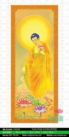 Hình Phật A Di Đà Đẹp Nhất - PAD409