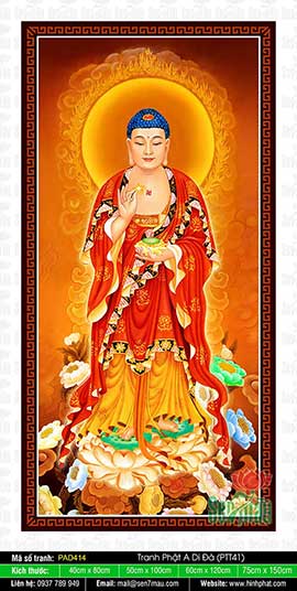 Tranh Phật A Di Đà Đẹp - PAD414