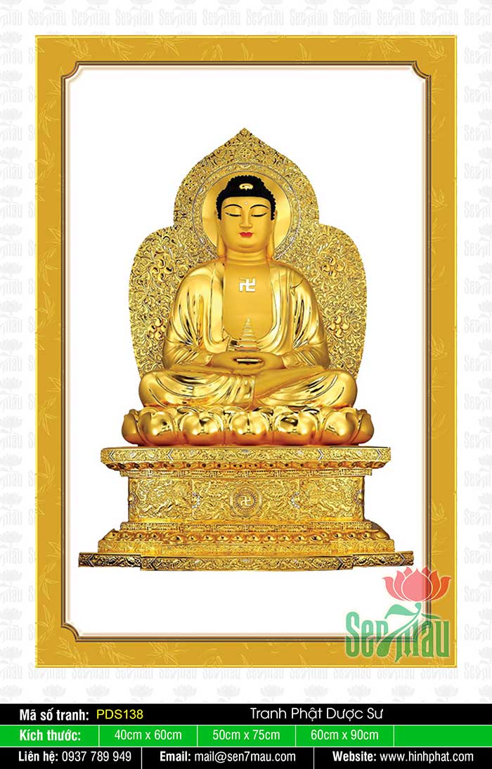 Hình Phật Dược Sư Chất Lượng Cao PDS138