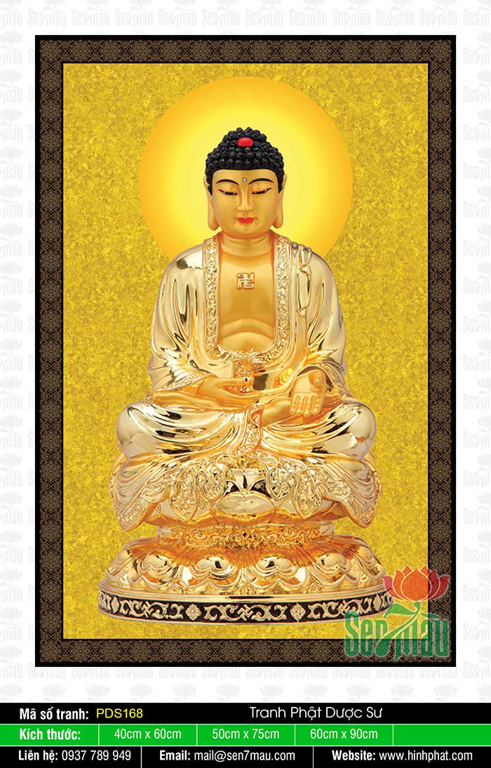 Hình Phật Dược Sư Chất Lượng Cao PDS168