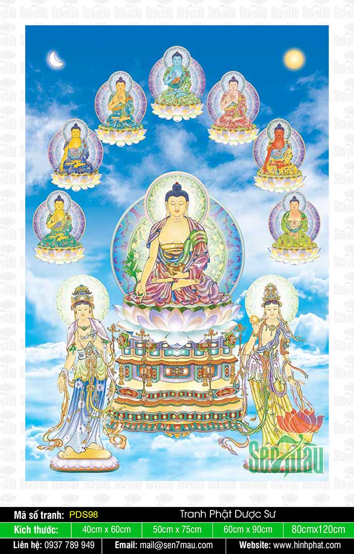 Hình Phật Dược Sư: Trong y học cổ truyền, Phật Dược Sư được coi là tượng trưng cho cả sức khỏe tâm và sức khỏe thể. Những bức ảnh được kết hợp cả y học và tâm linh sẽ giúp bạn tìm kiếm sự cân bằng và cảm hứng của một cuộc sống thật đầy ý nghĩa.