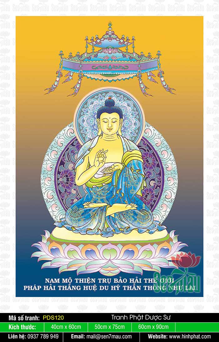 Hình Phật Dược Sư PDS120 là biểu tượng của sự trường thọ, sự bình an và lòng thành kính đối với Phật pháp. Xem ảnh PDS120 sẽ giúp bạn cảm thấy nhẹ nhàng và an lạc, giúp bạn tìm thấy sự cân bằng giữa cơ thể và tâm hồn.