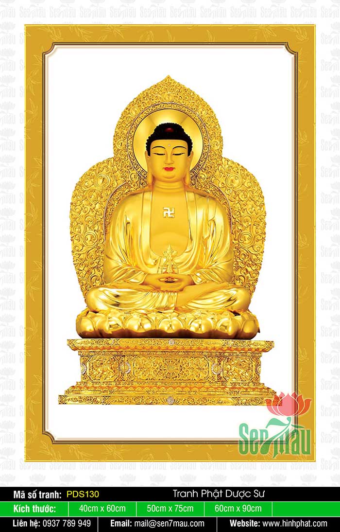 Hình Phật Dược Sư Đẹp Nhất PDS130