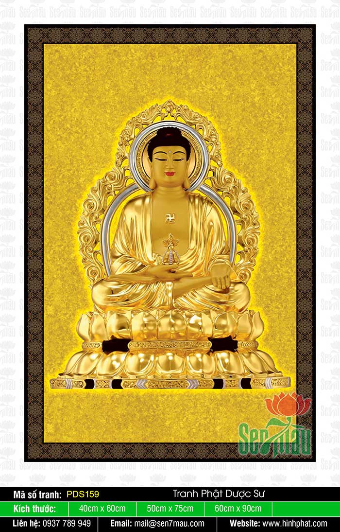 Hình Phật Dược Sư Đẹp PDS159