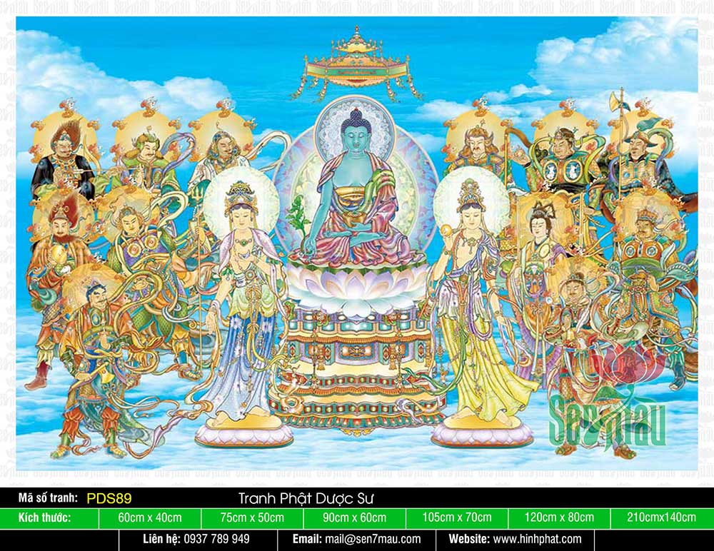 Hình Phật Dược Sư Đẹp PDS89 là một bức tranh đẹp tuyệt vời mang đến sự trang trọng và tinh tế cho không gian sống của bạn. Hãy cùng chiêm ngưỡng tác phẩm nghệ thuật này và tìm hiểu thêm về Phật Dược Sư - một vị thần linh thiêng của đạo Phật.