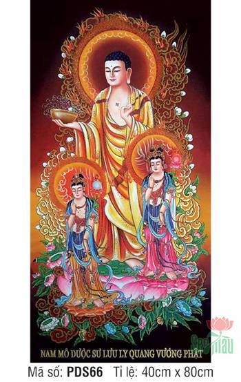 Dược Sư Lưu Ly Quang Vương Phật PDS66, tay nâng bình bát
