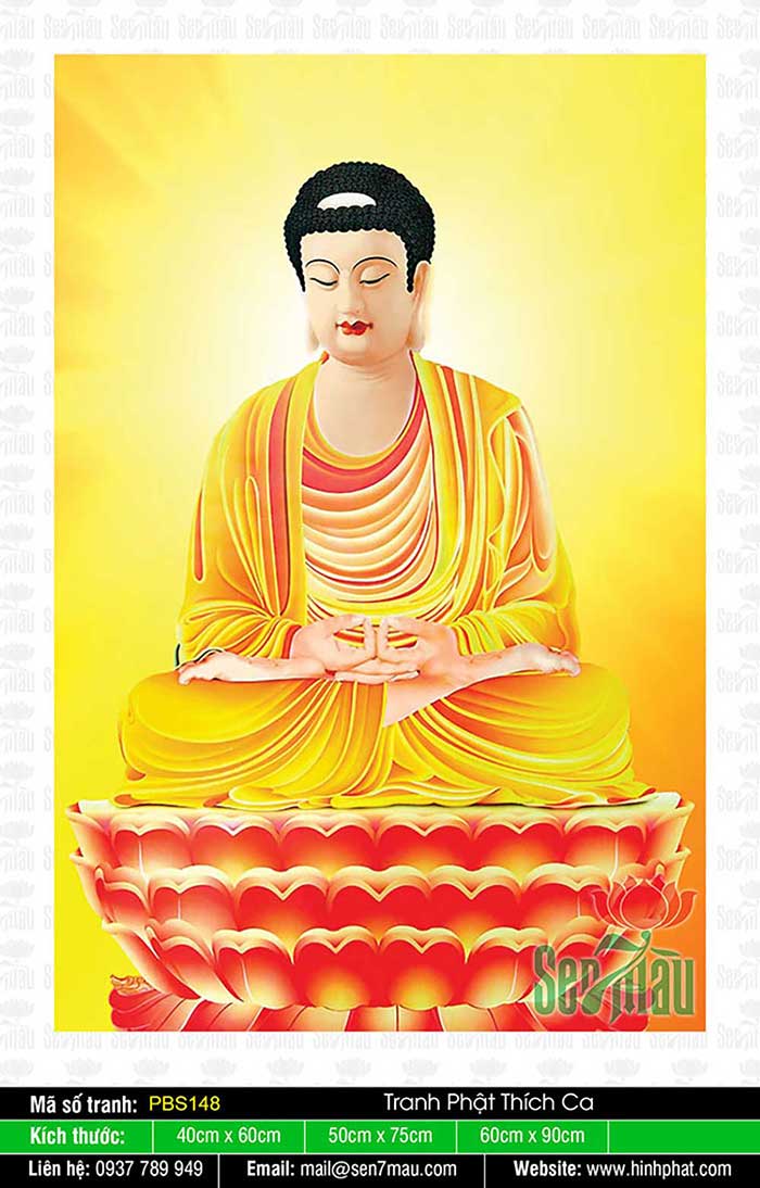 Hình Phật Thích Ca Đẹp PBS148