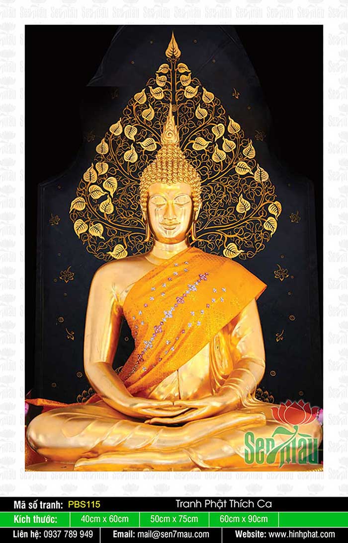 Tranh Phật Thích Ca Đẹp PBS115