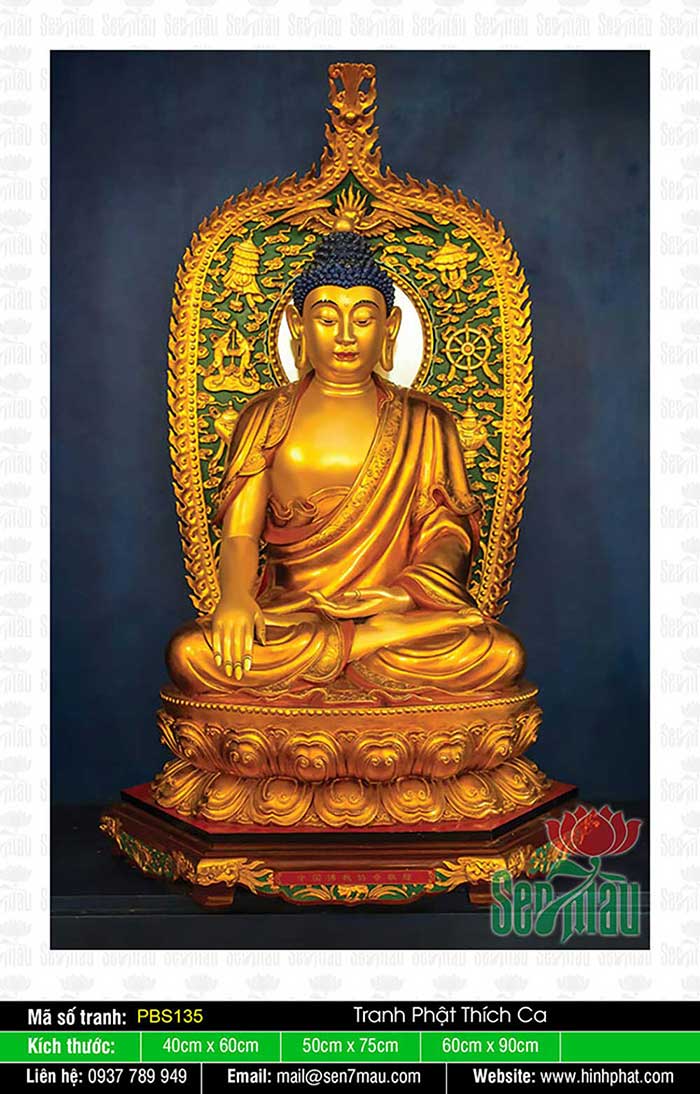 Tranh Phật Thích Ca PBS135