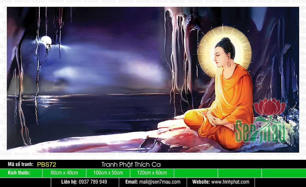 Tranh Phật Thích Ca PBS72