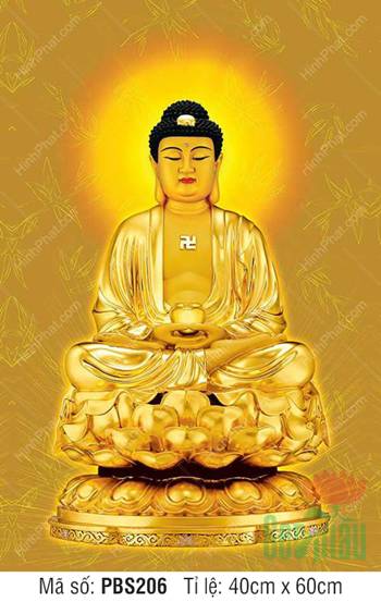 Đức Phật Thích Ca Đẹp PBS206, Kim thân tỏa hào quang rực rỡ
