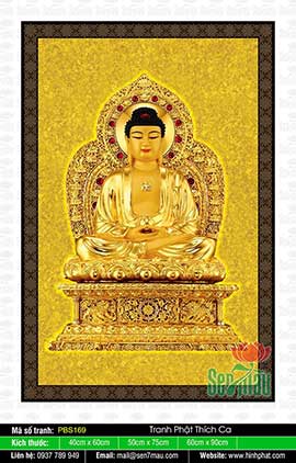 Hình Phật Thích Ca Đẹp PBS169