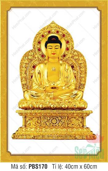 Hình Phật Thích Ca Khổ Lớn PBS170, vẻ đẹp hoàng kim rực rỡ