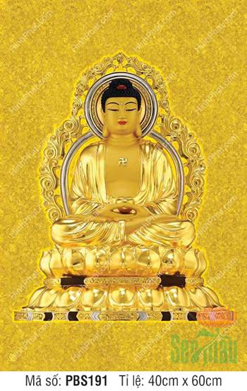Hình Phật Thích Ca Khổ Lớn PBS191, Tôn tượng kim thân rực rỡ