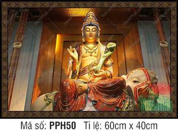 Phổ Hiền Bồ Tát Đẹp Nhất PPH50, Ngài cầm vương trượng Như Ý