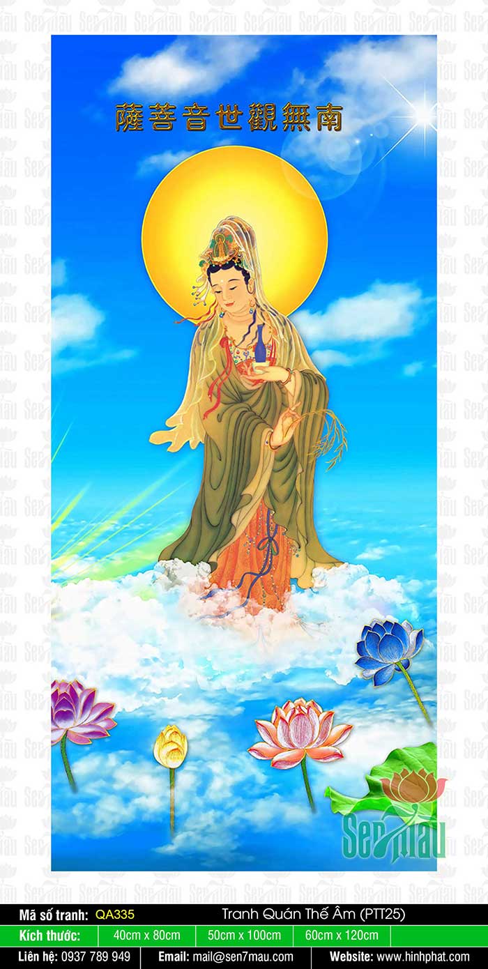Phật Quan Âm Đẹp - QA335