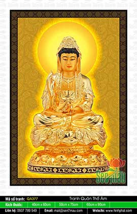 Hình Đẹp Nhất Về Phật Quan Âm Bồ QA377