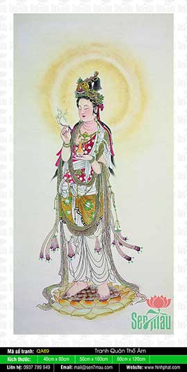 Phật Quan Âm Đẹp - QA69