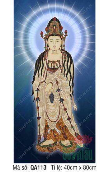 Quán Thế Âm QA113, Tranh Quán Thế Âm Bồ Tát