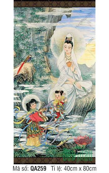 Quan Thế Âm QA259, an tọa vách đá bên rừng trúc