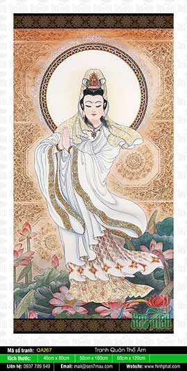 Tranh Phật Quan Âm QA267
