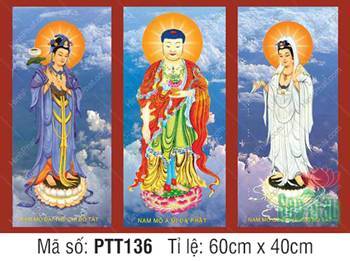Hình Tây Phương Tam Thánh Khổ Lớn PTT136
