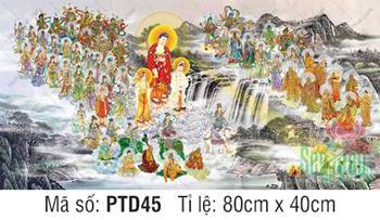 Tây Phương Tiếp Dẫn Đẹp PTD45, đại hội Thánh Chúng bên thác nước