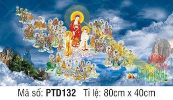 Tây Phương Tiếp Dẫn PTD132, đại hội Thánh chúng ngự mây xanh