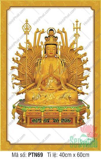 Đức Quan Âm Thiên Thủ Thiên Nhãn PTN69, tỏa sáng kim thân