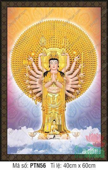 Thiên Thủ Thiên Nhãn Bồ Tát PTN56, nghìn tay tỏa sáng rực rỡ