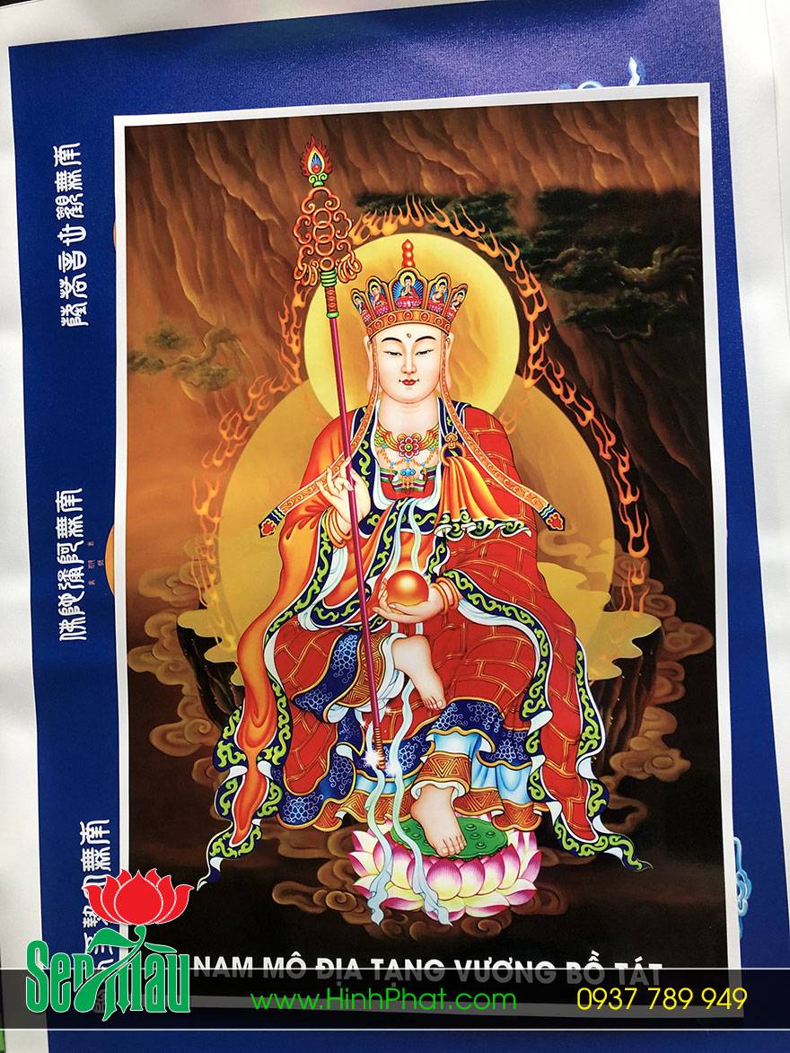 Tranh Phật in trên giấy ảnh