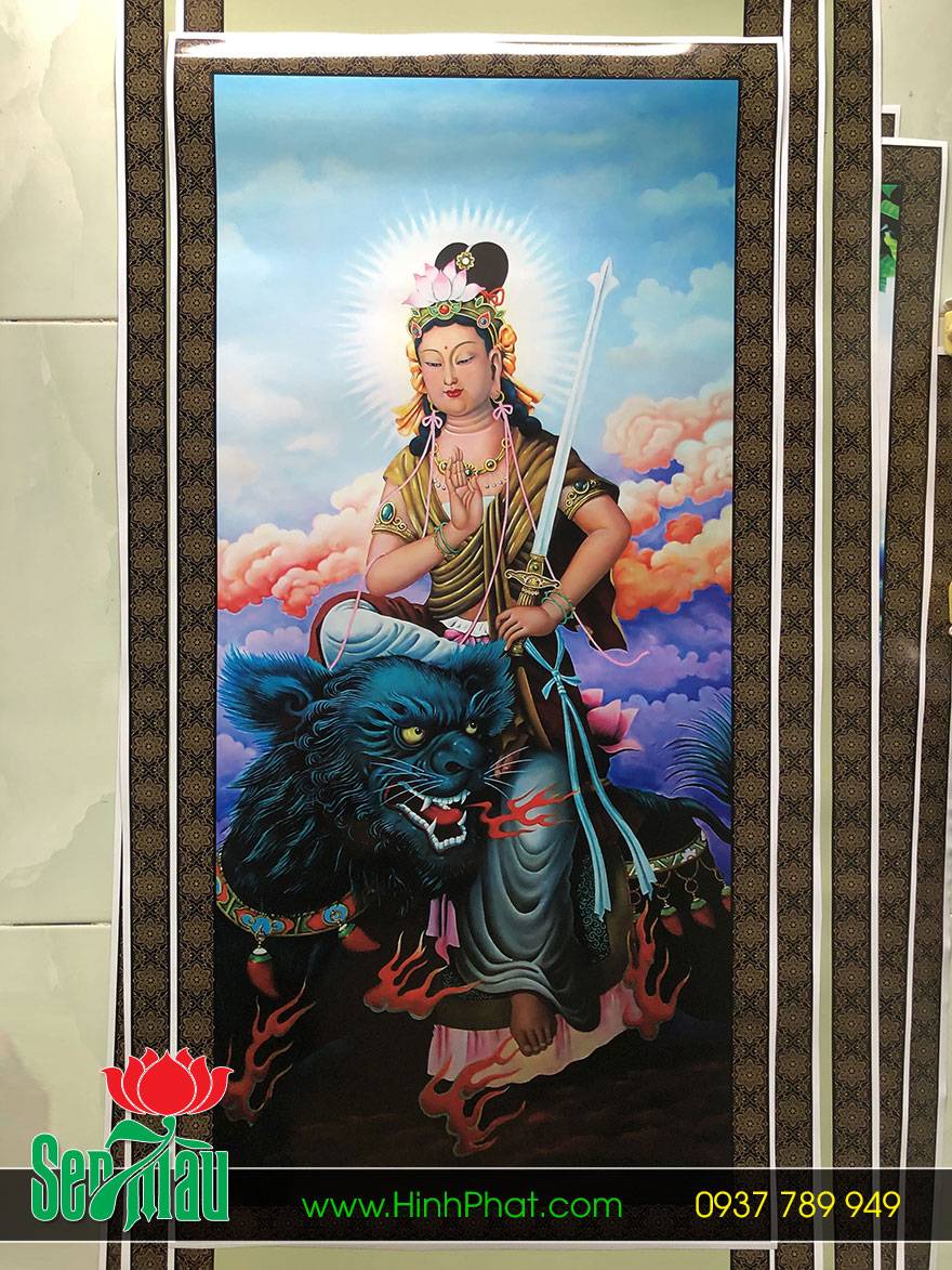 Tranh Phật in trên giấy ảnh