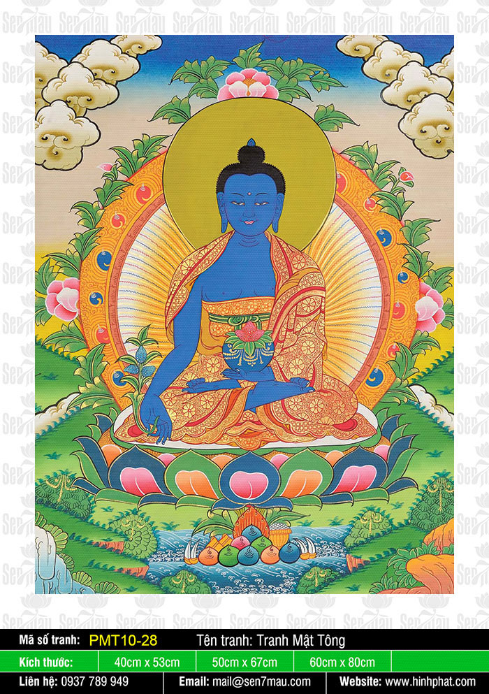 Medicine Buddha Bhaisajyaguru PMT10-28