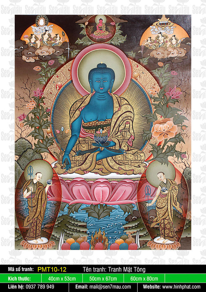 Phật Dược Sư - Mật Tông Tây Tạng Pmt10-12