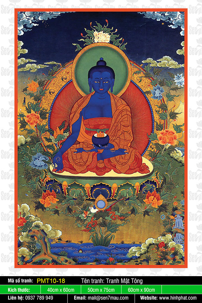 Phật Dược Sư - Mật Tông Tây Tạng Pmt10-18